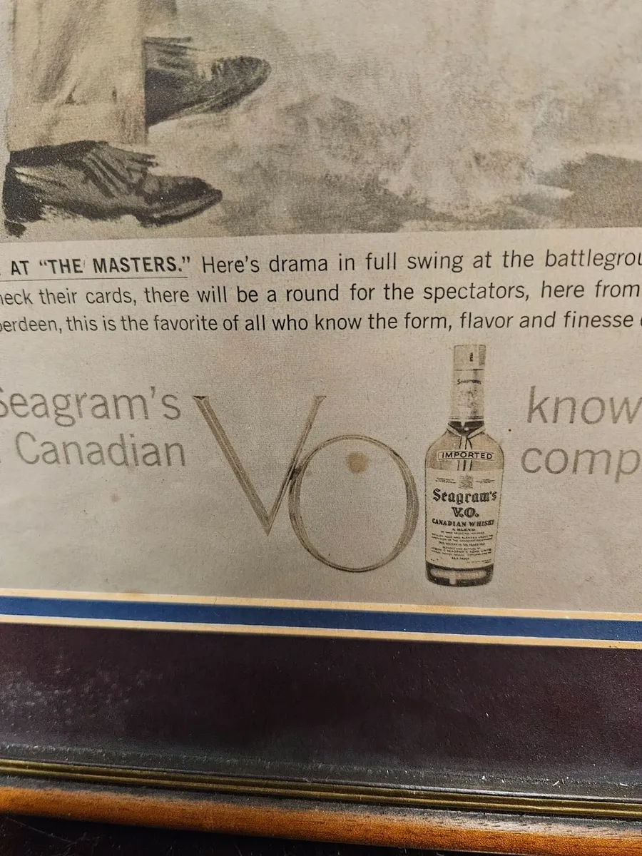 Vintage Picture Print Seagrams Canadian Whisky Go - Image 4