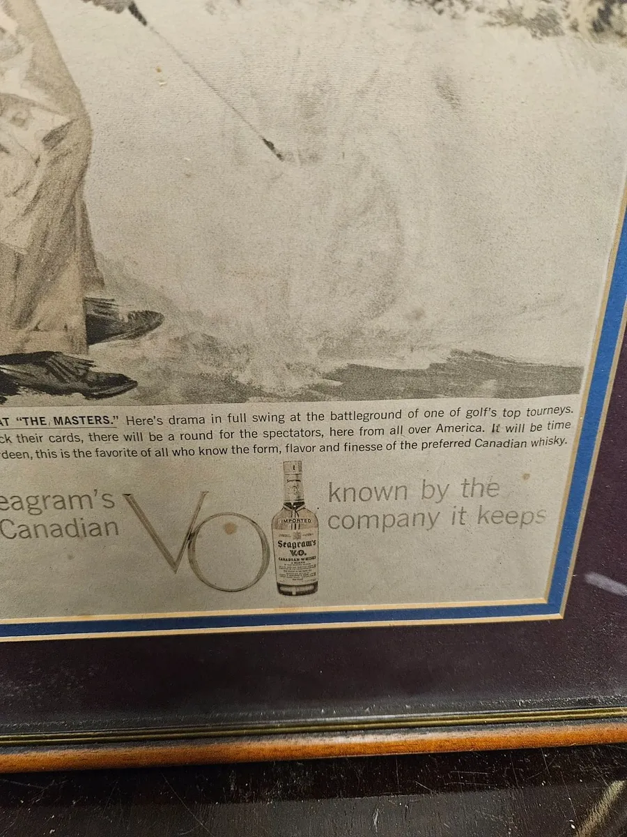 Vintage Picture Print Seagrams Canadian Whisky Go - Image 2