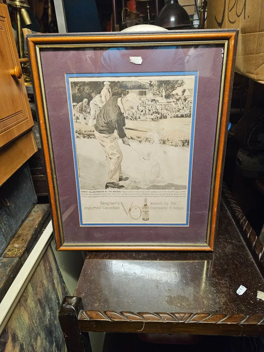 Vintage Picture Print Seagrams Canadian Whisky Go - Image 1