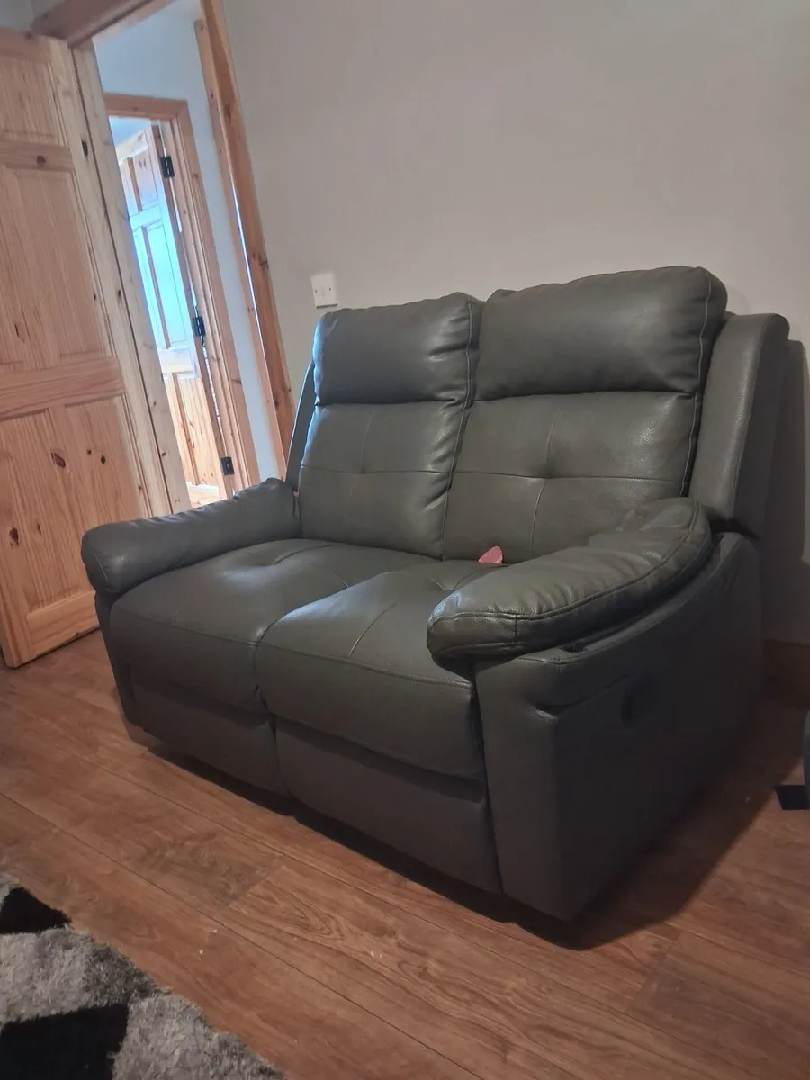Leather Two seater sofa not a mark
