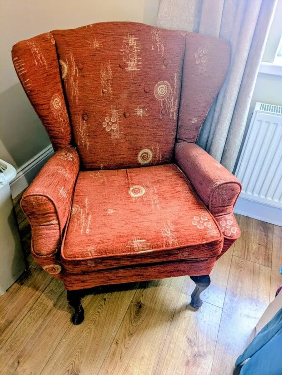 Queen Anne armchairs - Image 1