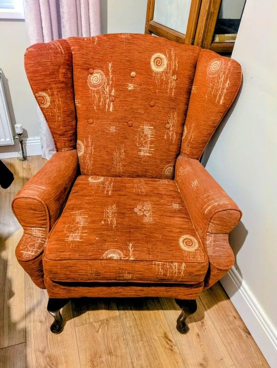 Queen Anne armchairs - Image 2