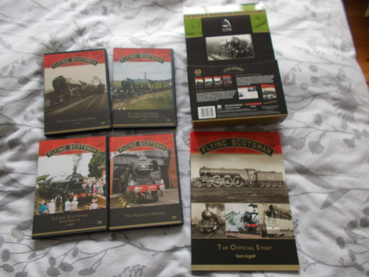 Flying Scotsman Book & 4 DVD Box Set & More... - Image 4