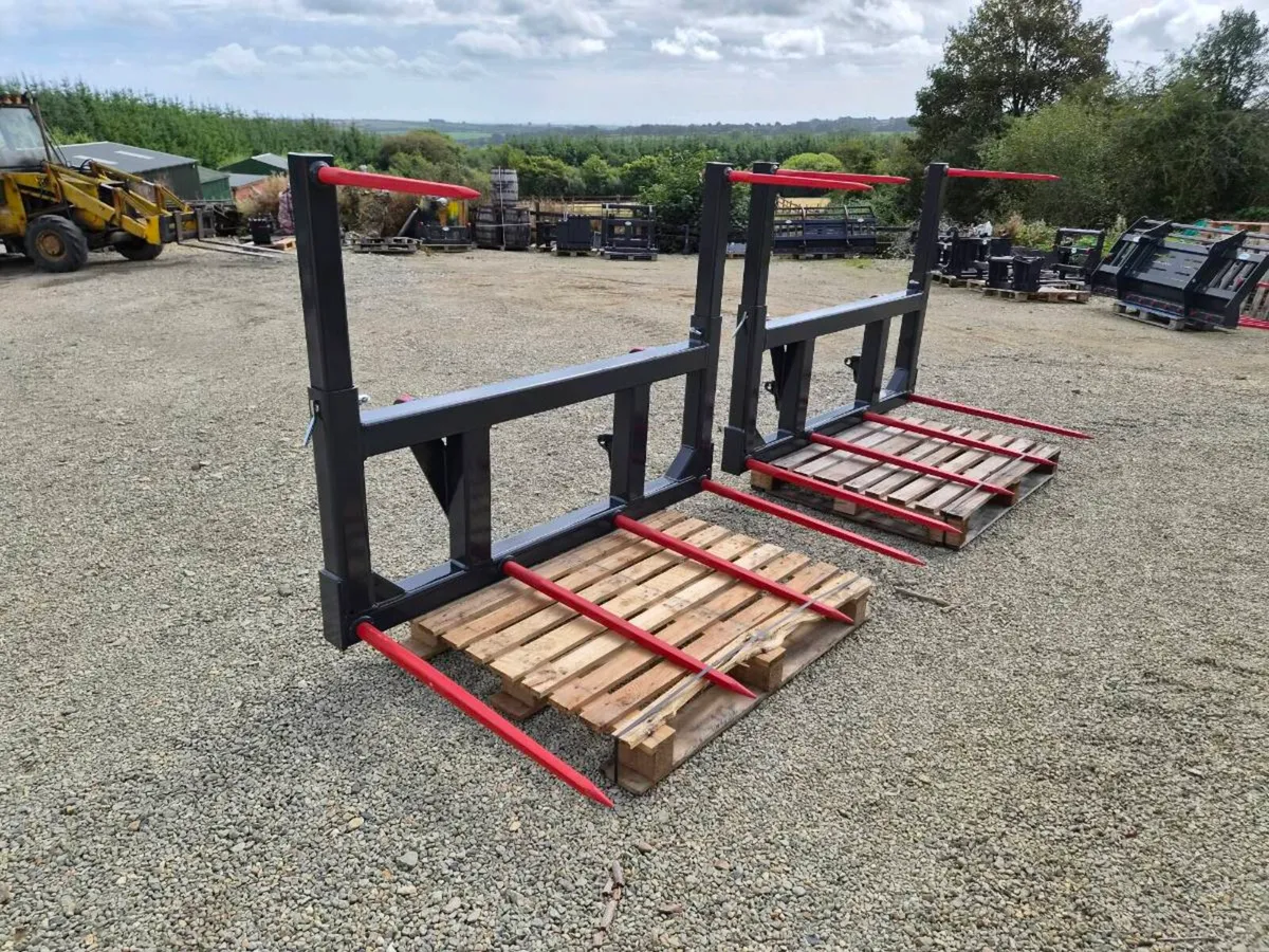 Straw bale handler- Bale spike euro 8 - Image 2