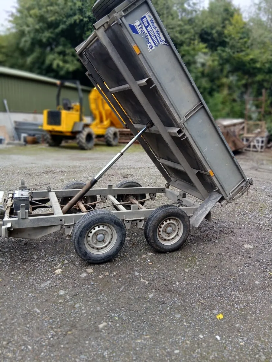 Ifor William 8x5 electric tipper trailer - Image 4