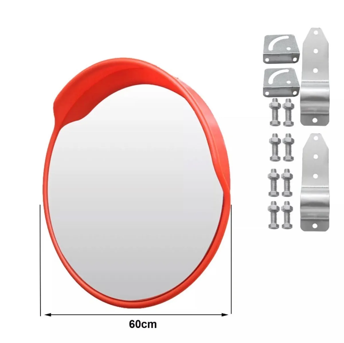 60cm Road Safety Mirror Nationwide Delivery - Image 2