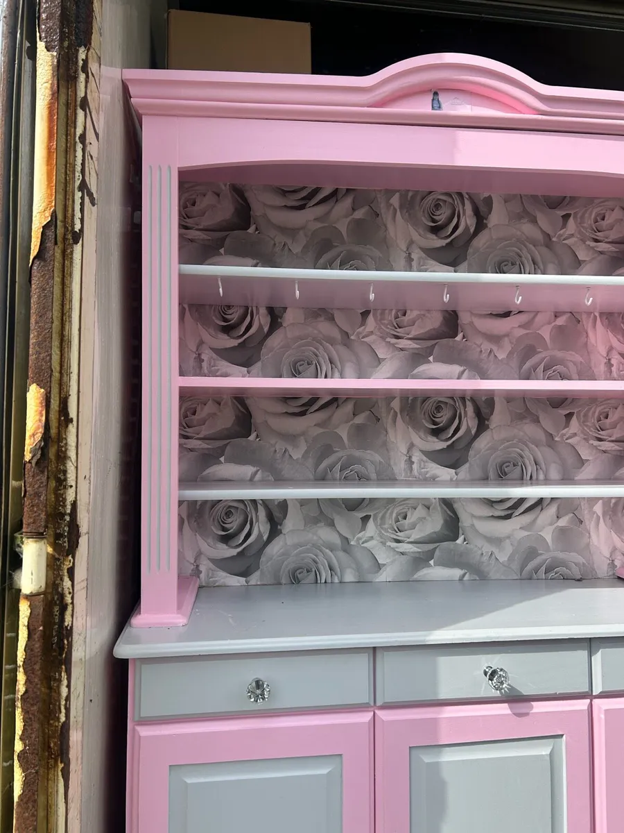 Pretty Pink & Grey Dresser - Image 2