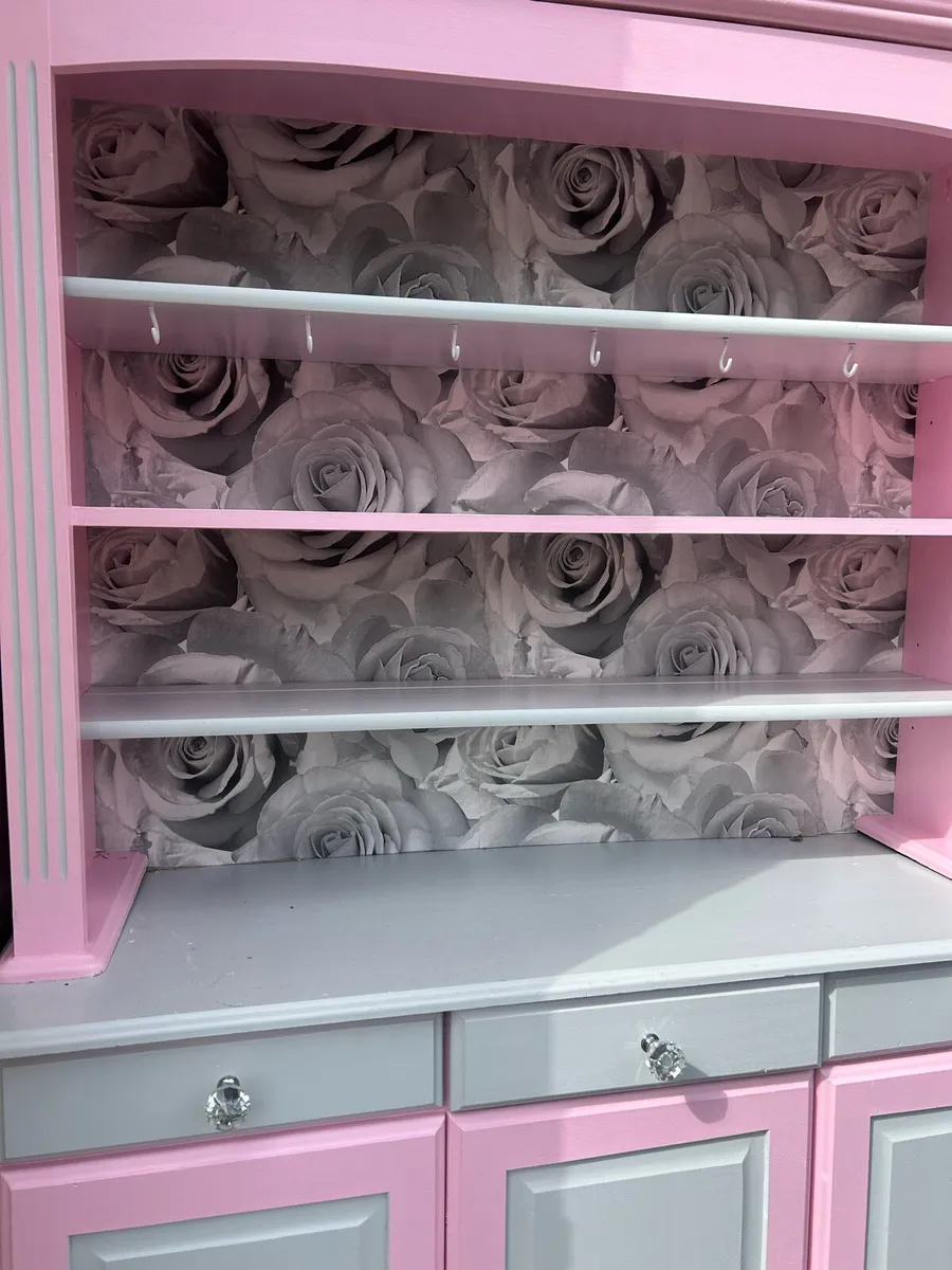 Pretty Pink & Grey Dresser - Image 4
