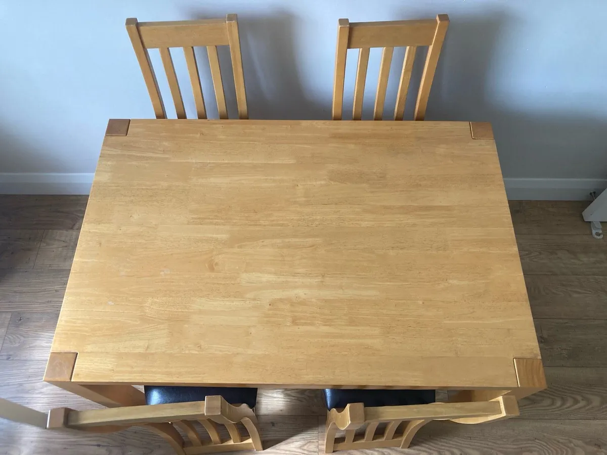 Table and 4 Chairs - Image 3