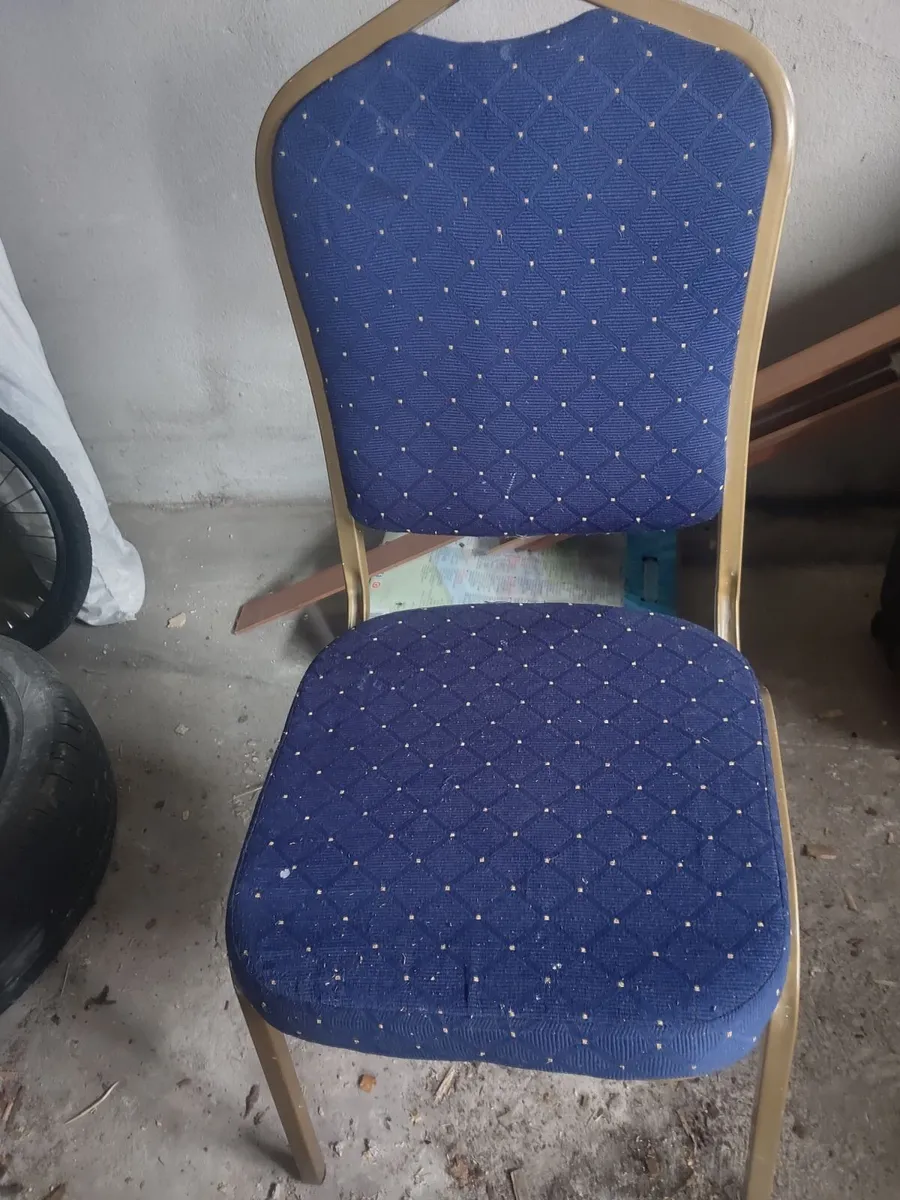 banquet Blue Chair not much used just 1 left - Image 2