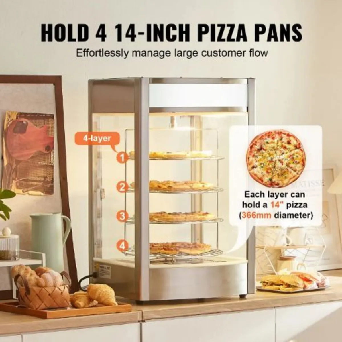 Commercial Food Warmer Display - Image 2