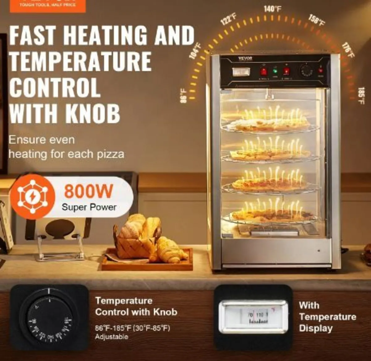 Commercial Food Warmer Display - Image 3