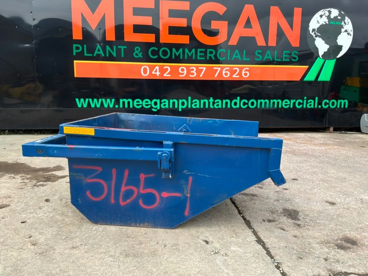 2019 Conquip 1500 litres builders rubble boat skip - Image 1