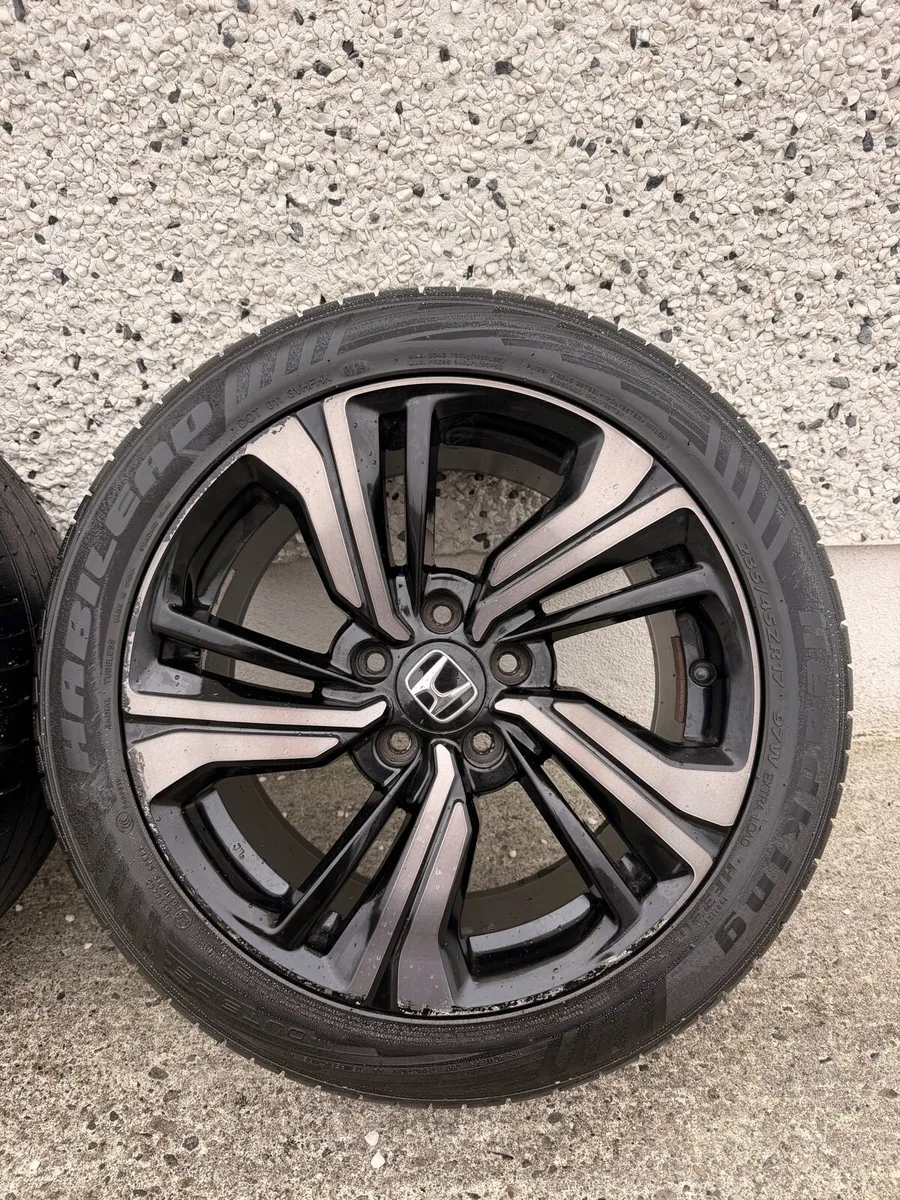 Honda Civic alloys/tyres - Image 2