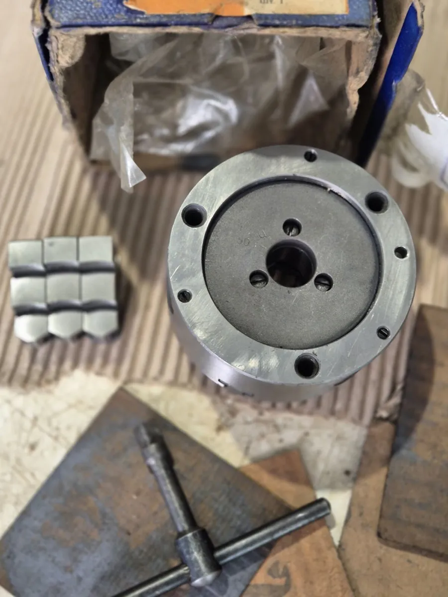 BISON-BIAL CT-100B Precision Lathe Chuck 100mm - Image 3