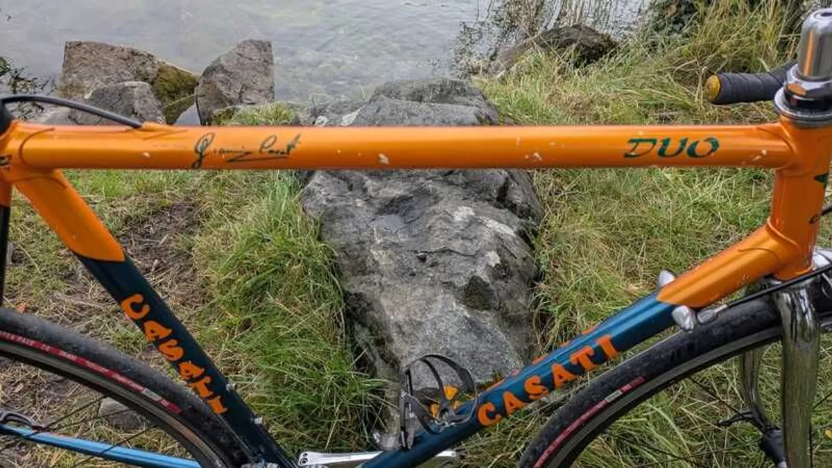Casati Duo 90's Italian steel Frame bike - Image 4