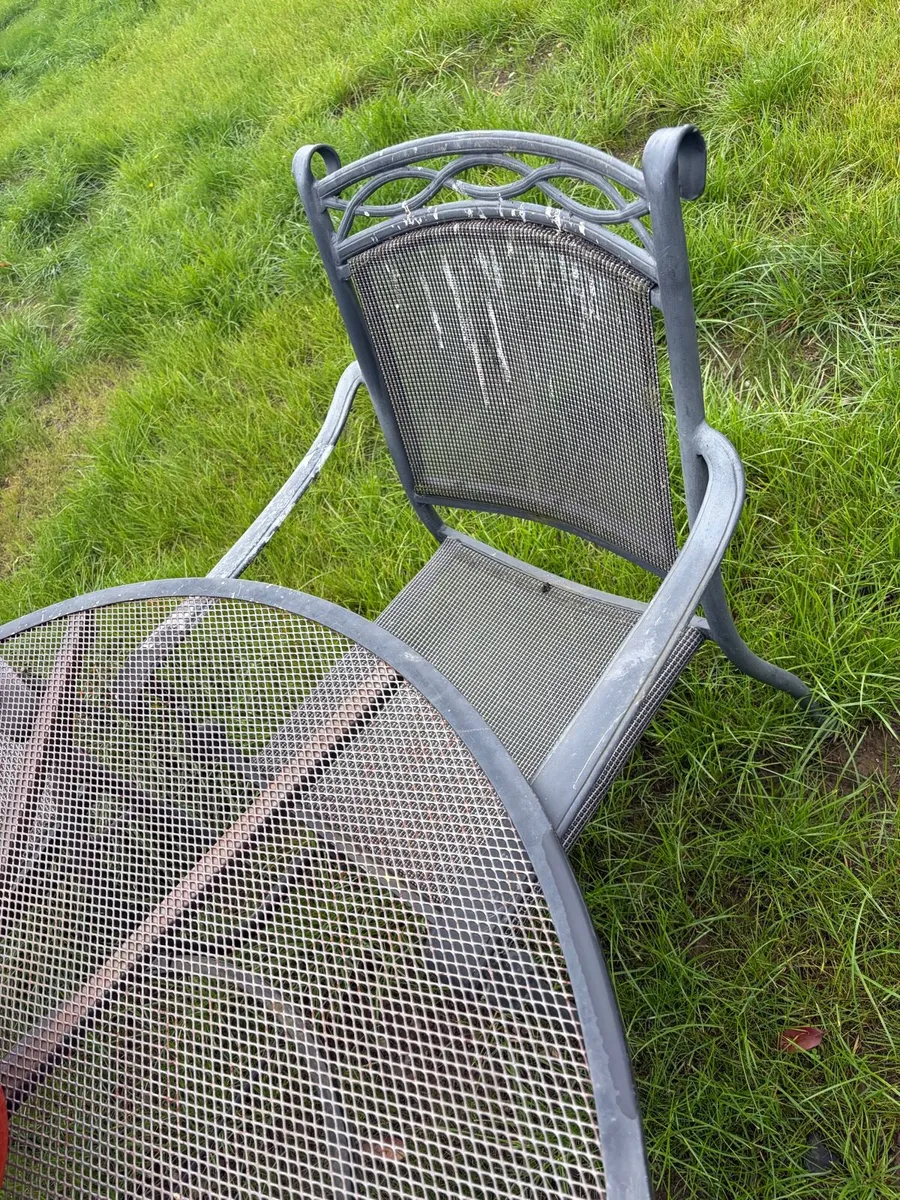 garden table + 4 chairs set - Image 3