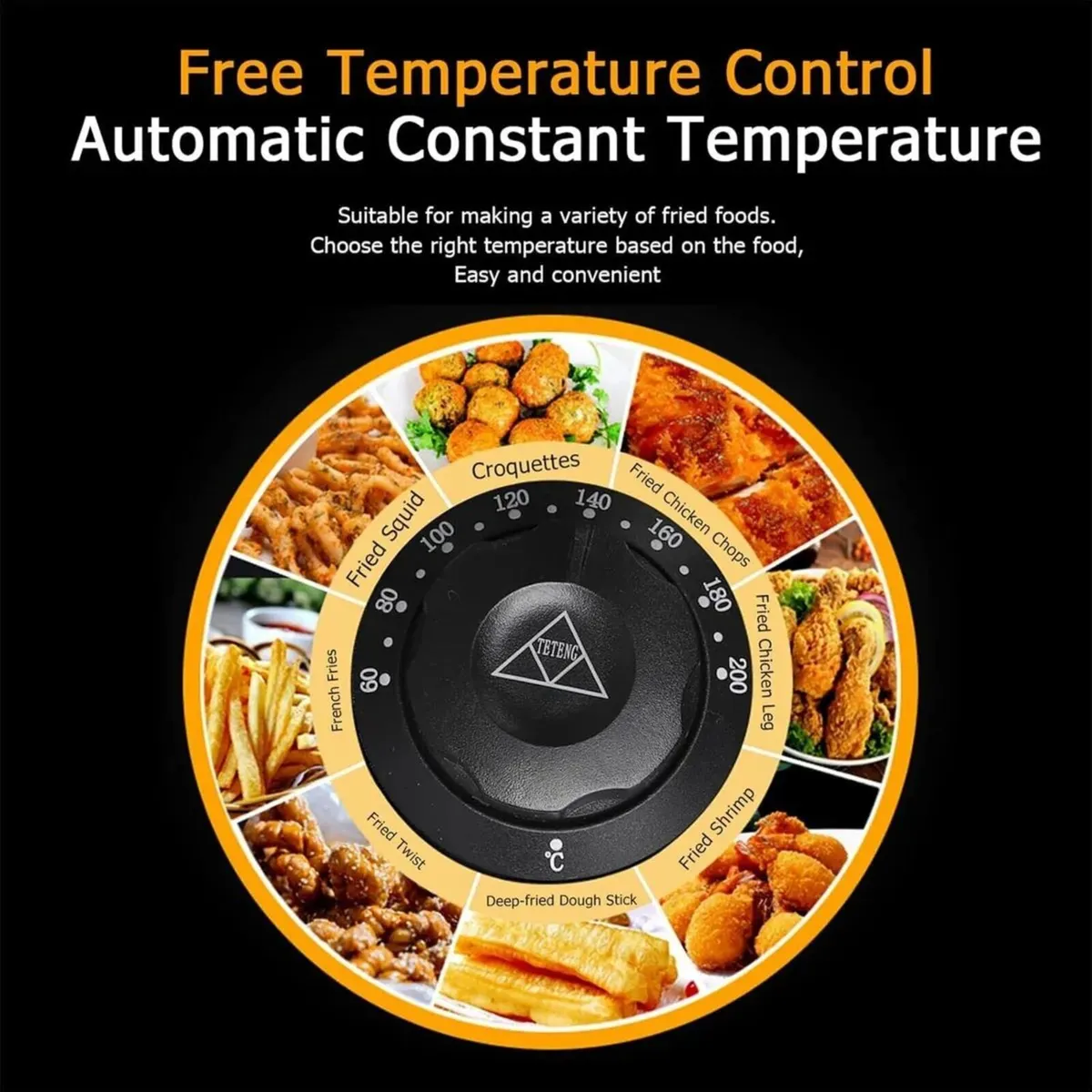 12L 5000W Commercial Electric Deep Fryer Twin Tank - Image 3