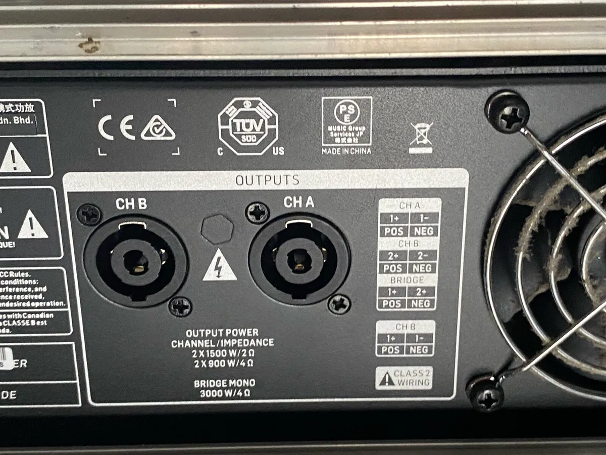 Behringer professional aplifier - Image 4