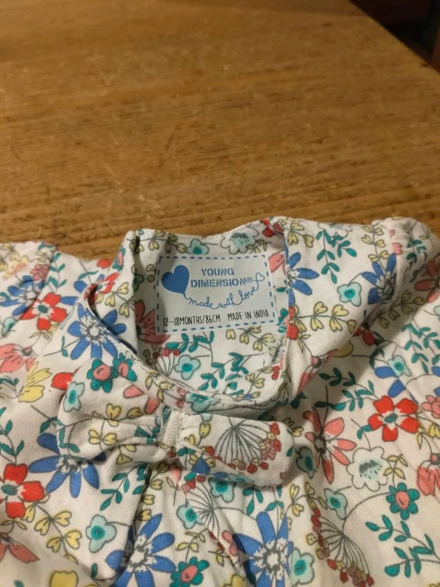 Young Dimension floral print baby dress with a sma - Image 3