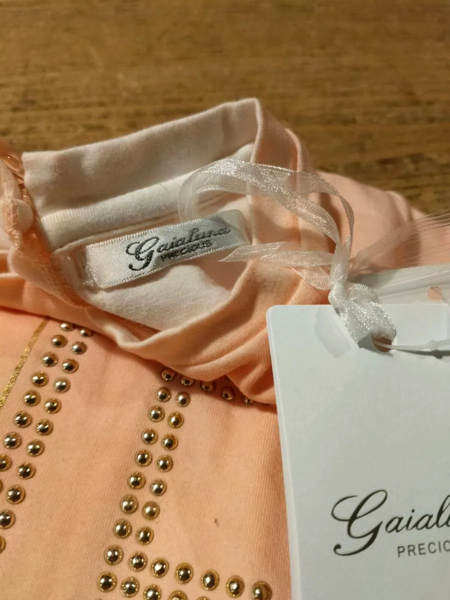 This is a Gaialuna peach-colored long-sleeve top f - Image 3