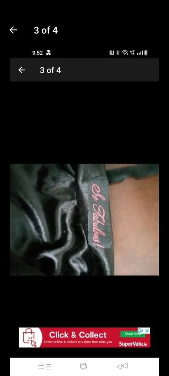 So Fabulous. Black top. Fully lined Size 18. €5.
C - Image 3