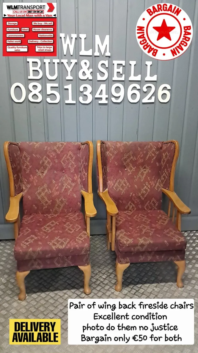 Fire side chairs - Image 3