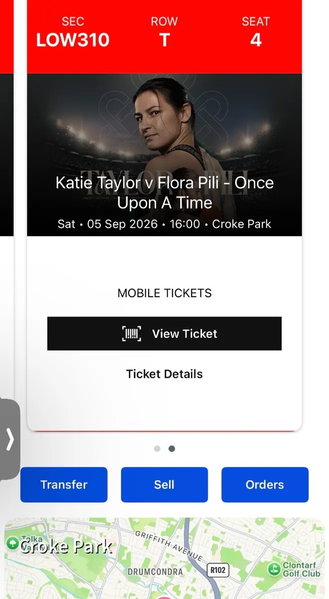 Katie Taylor Tickets x 2 - Image 1
