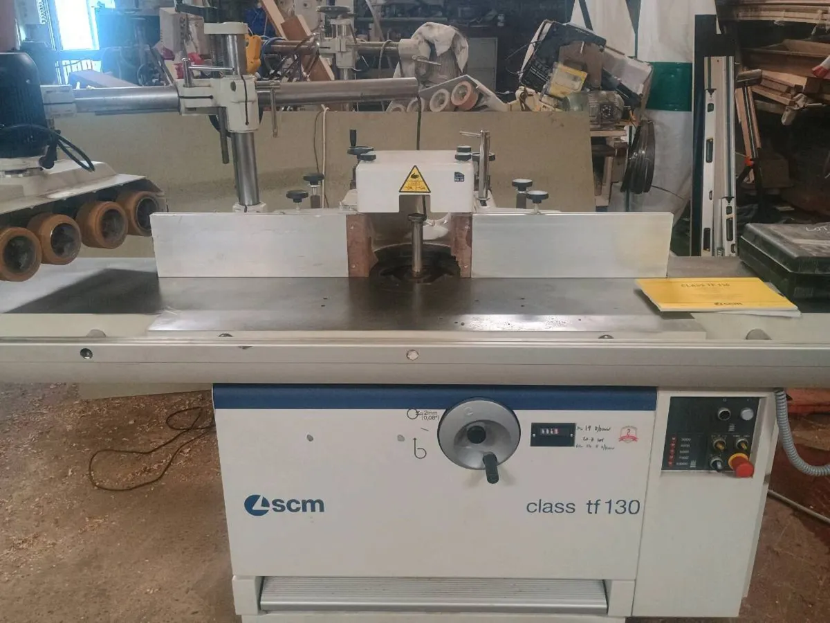 2022 Scm class tf 130 spindle moulder - Image 2