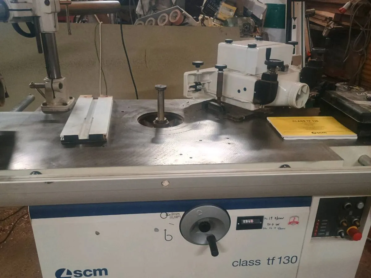 2022 Scm class tf 130 spindle moulder - Image 3