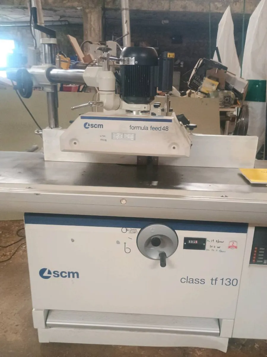 2022 Scm class tf 130 spindle moulder - Image 4