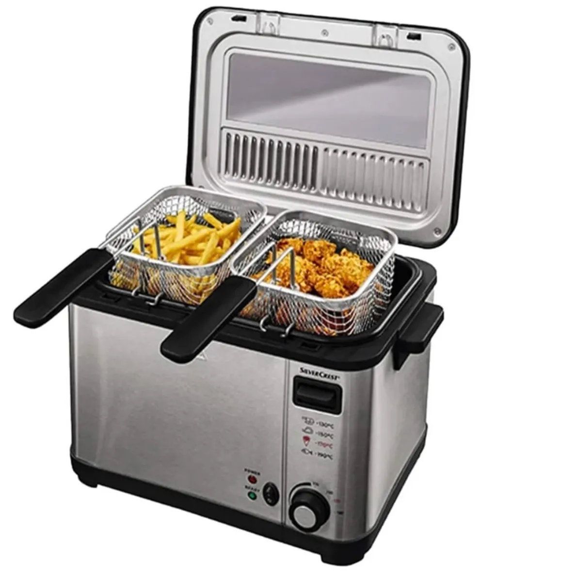 5L deep fryer SilverCrest Stainless Steel - Image 1