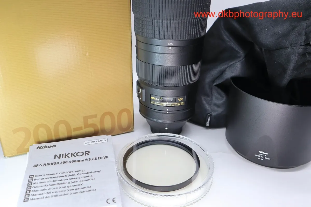 NIKON AF-S 200-500mm F5.6 ED VR LENS #0613 - Image 1