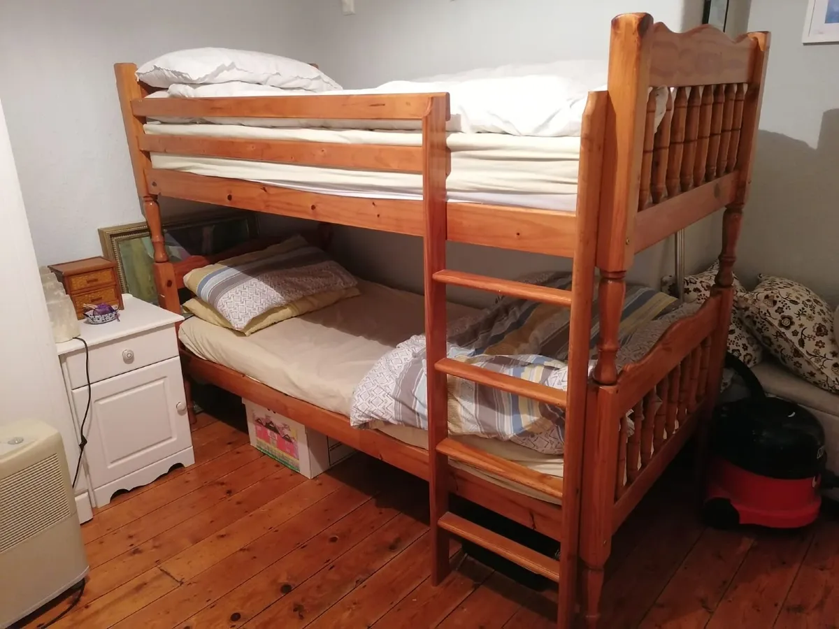 Timber bunk beds