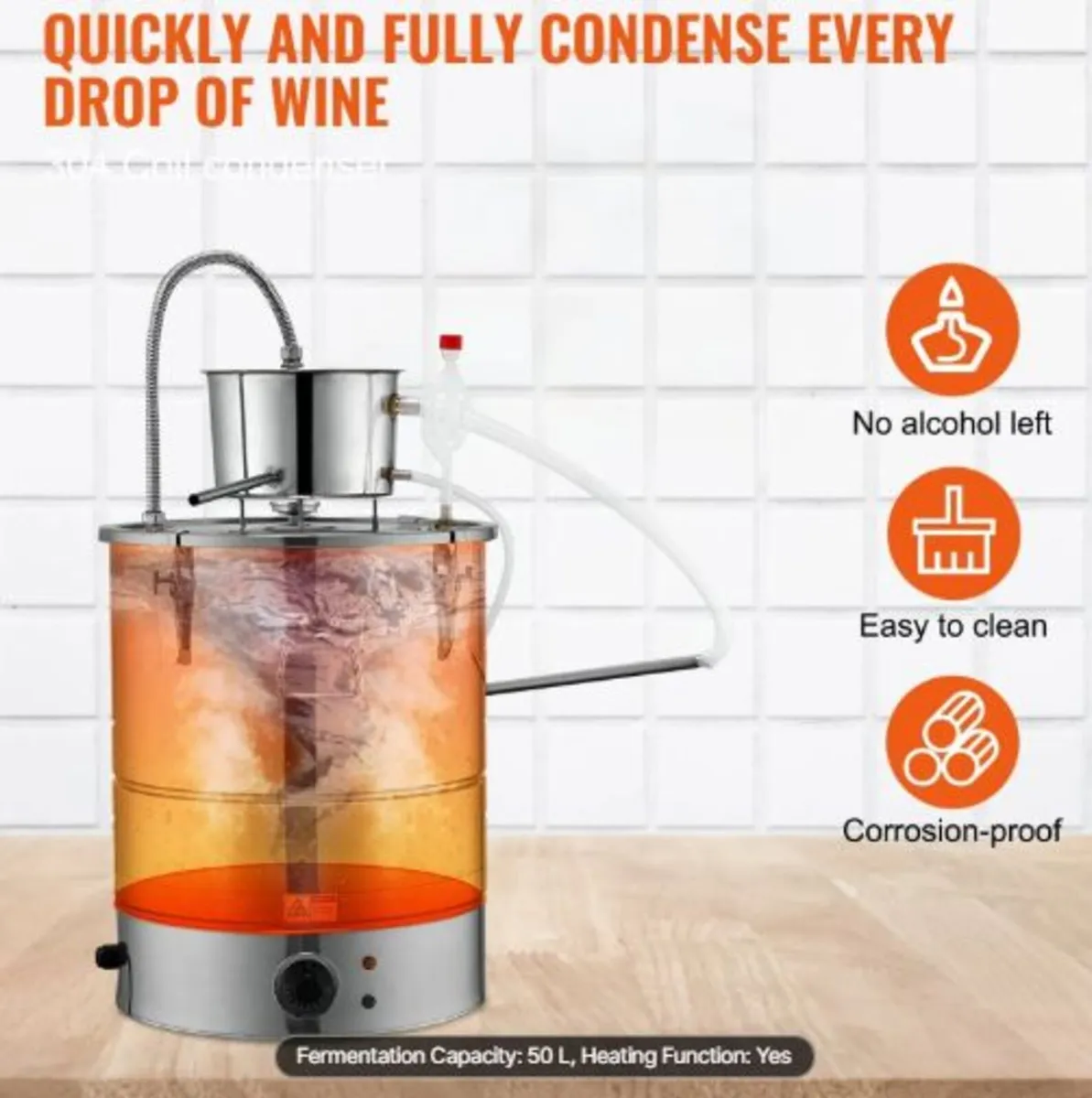 Essential Oil Still Water Distiller 49.2L - Image 2