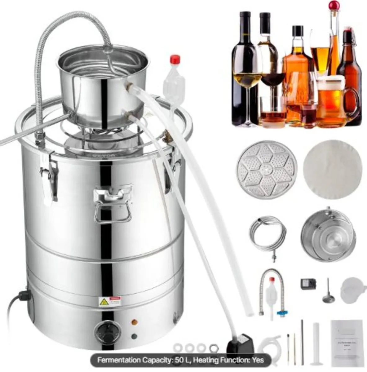 Essential Oil Still Water Distiller 49.2L - Image 1