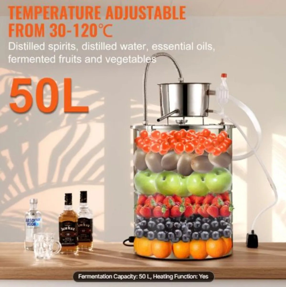 Essential Oil Still Water Distiller 49.2L - Image 4