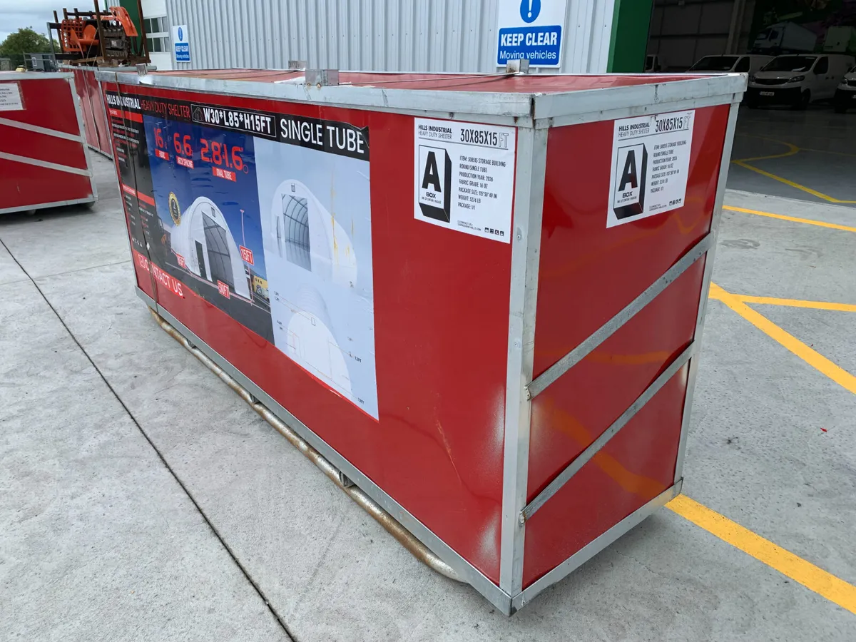 BID ONLINE NOW - 85FT X 30FT STORAGE DOME FOR AUCT - Image 2