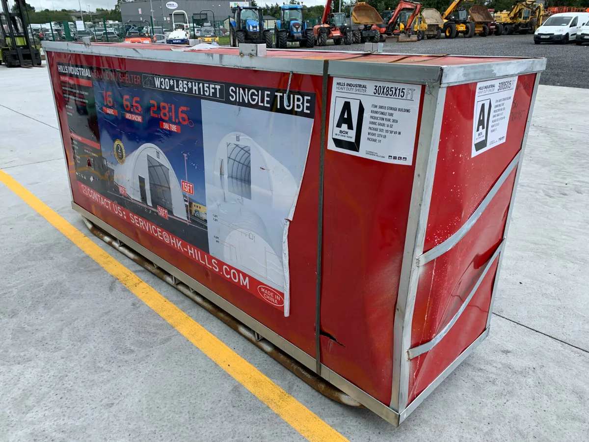 BID ONLINE NOW - 85FT X 30FT STORAGE DOME FOR AUCT - Image 4