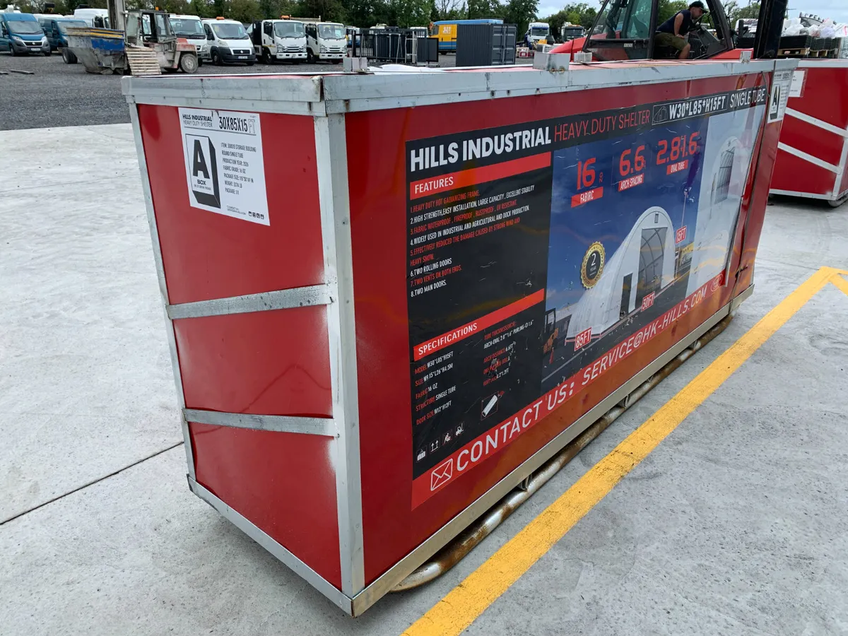 BID ONLINE NOW - 85FT X 30FT STORAGE DOME FOR AUCT - Image 3