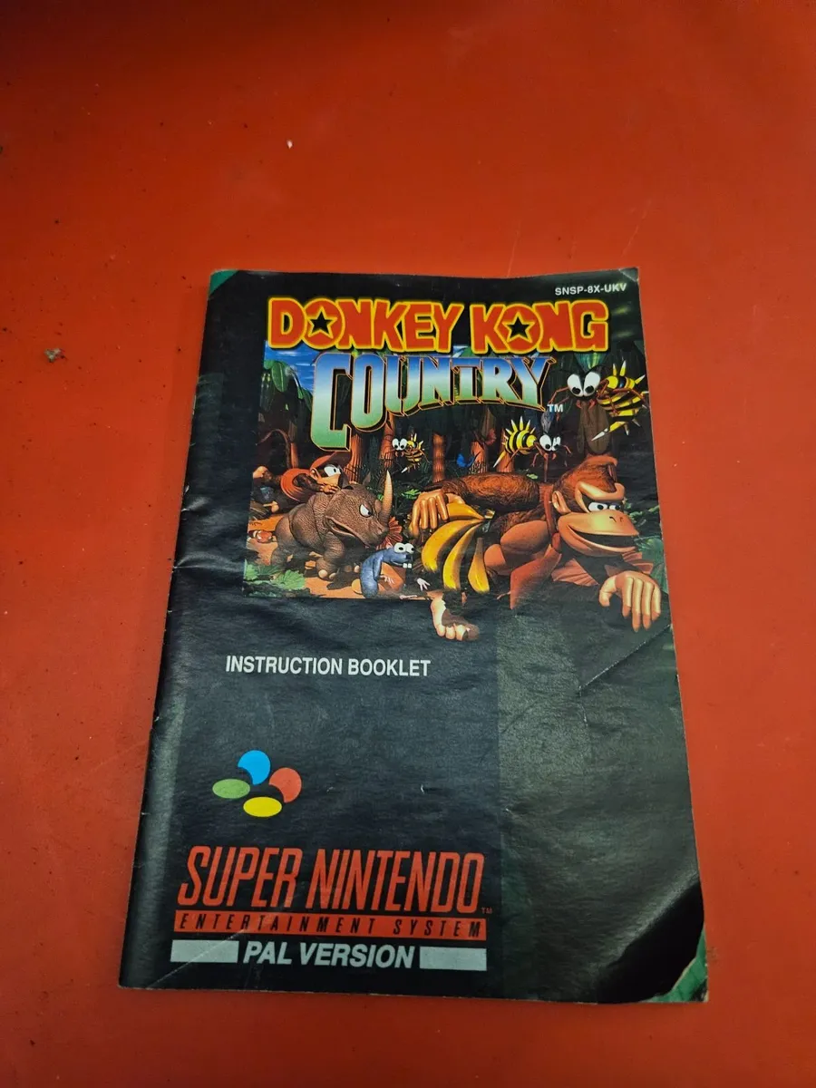 Vintage Nintendo Donkey Kong Booklet