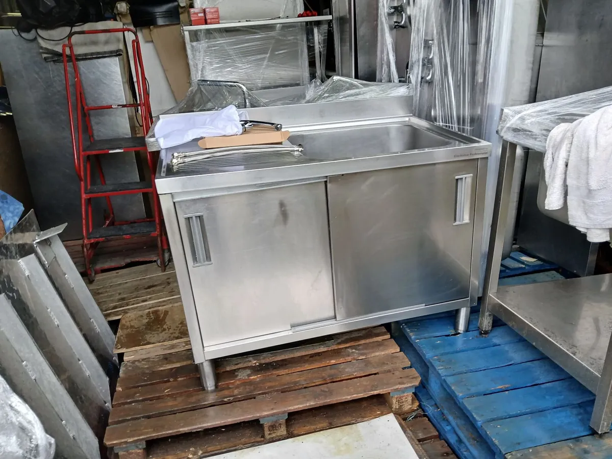 Staneless steel cabbinet sink unit complete - Image 3