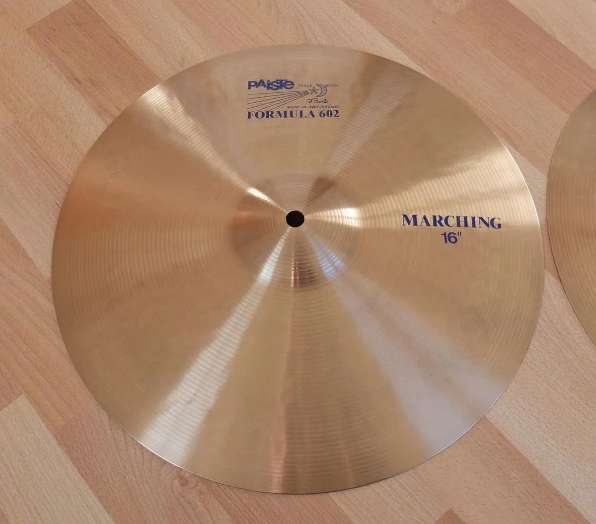 16” Paiste Blue Label 602 Marching Cymbals. - Image 4