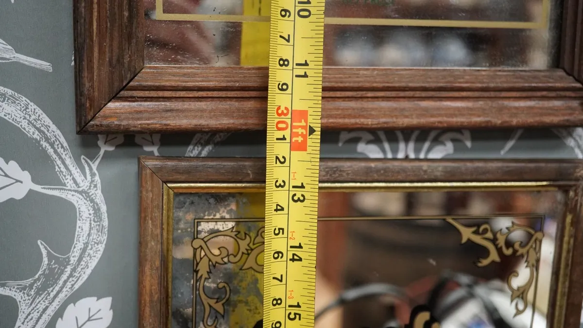 Pair of small Pub Mirrors - Image 4