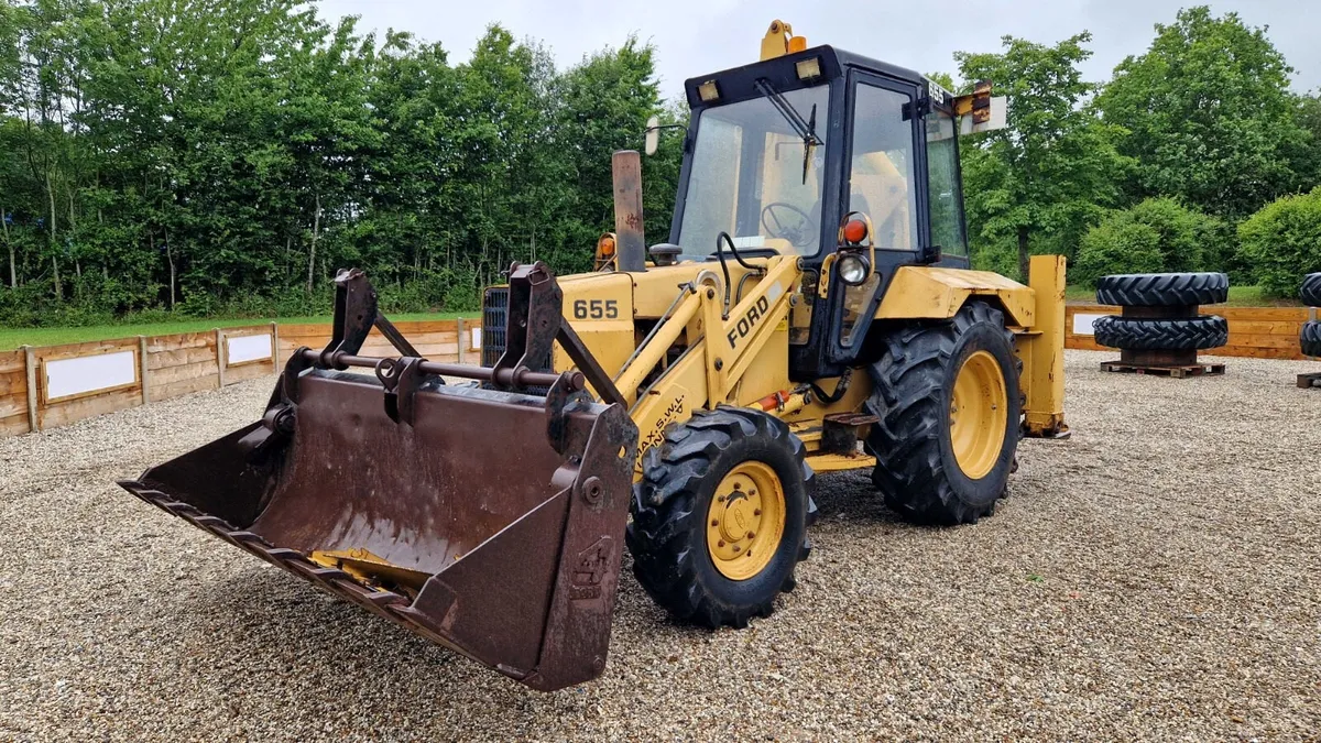 FORD 655 4wd BACKHOE, FRONT QH - Image 1