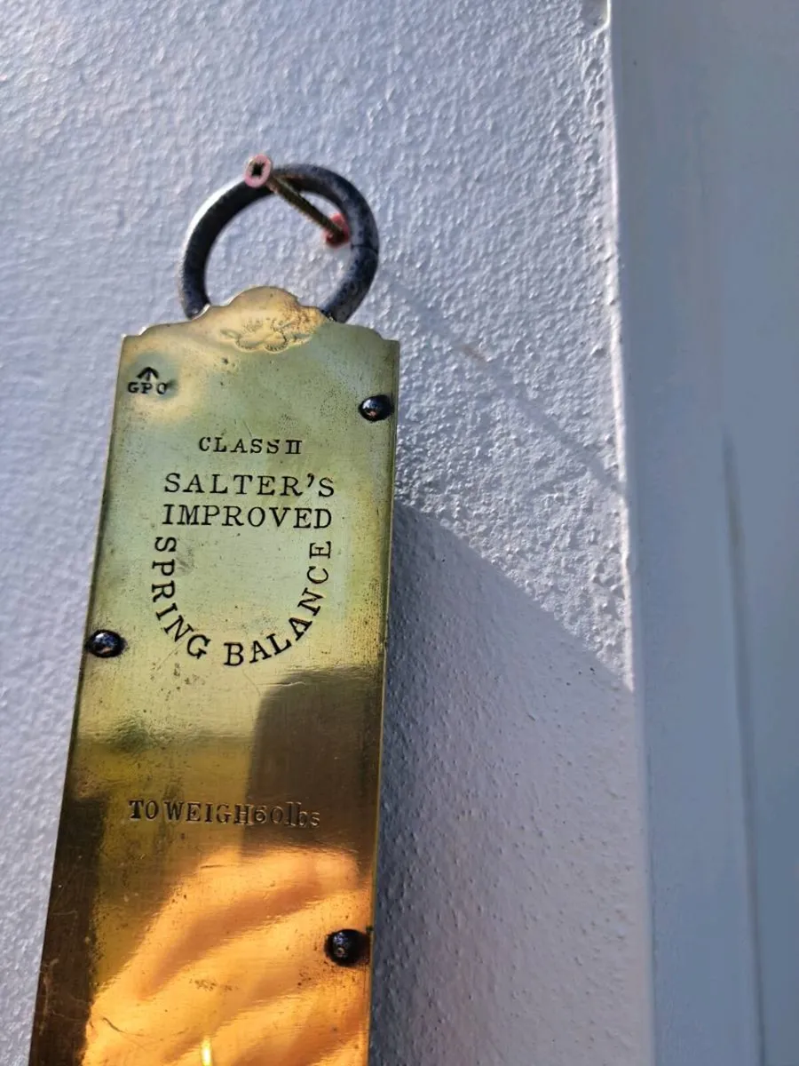 Old brass  weighing schales - Image 2
