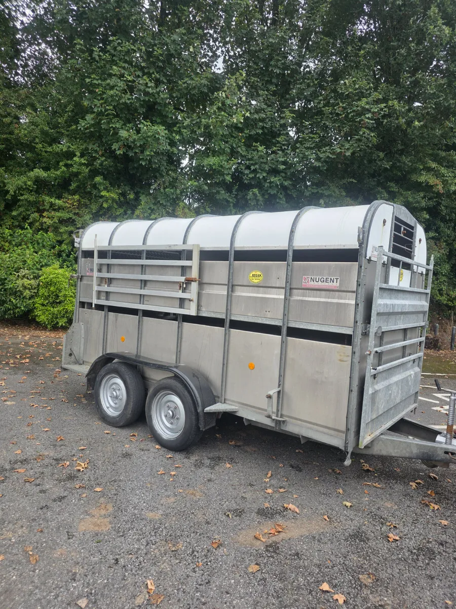 12ft nugent livestock trailer - Image 1