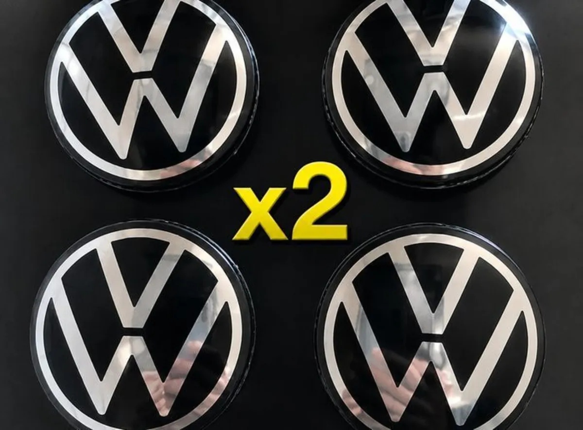 8 x VW Centre caps - FREE POST - Image 1