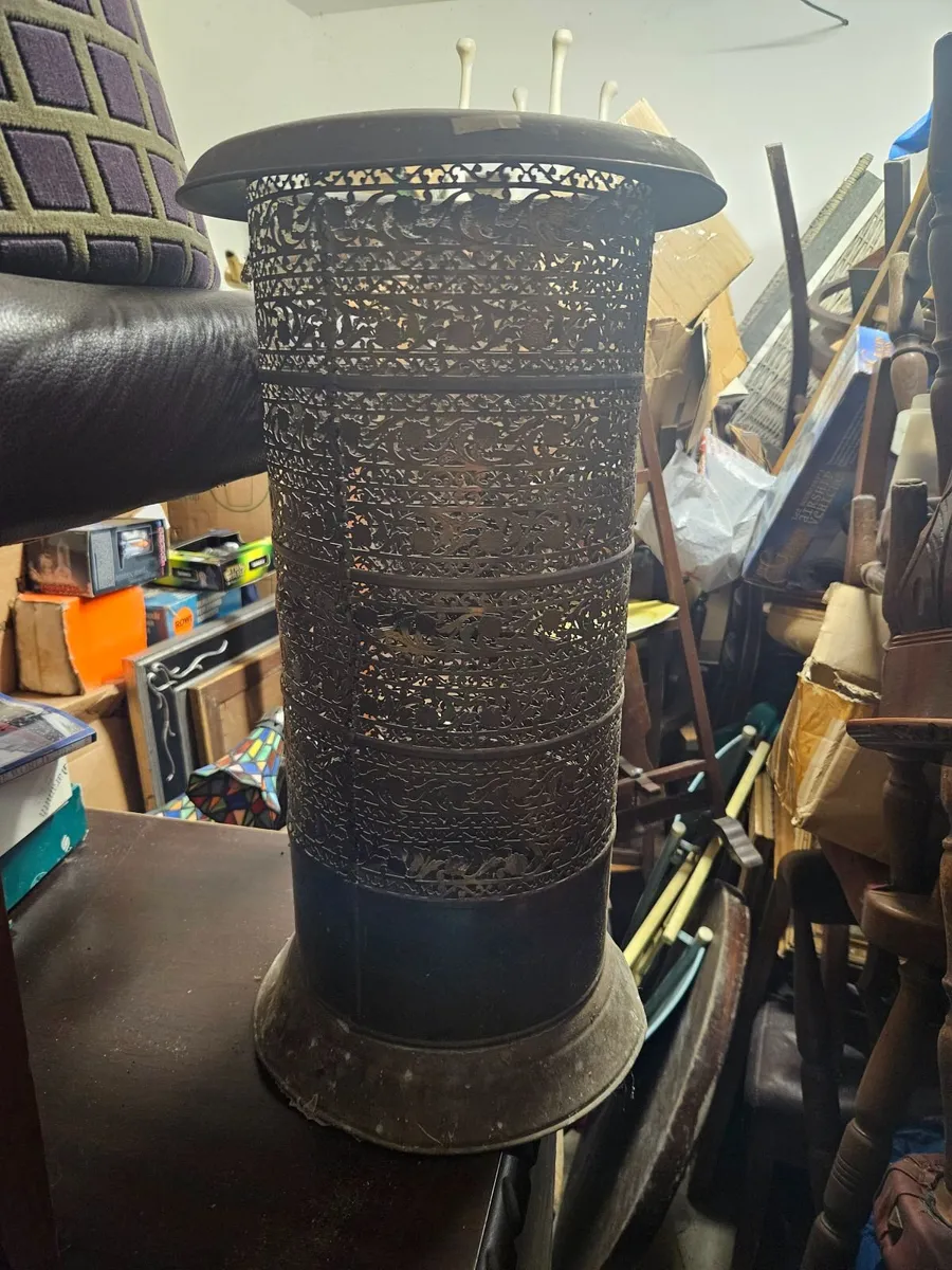 Vintage Brass Umbrella Stand - Image 1