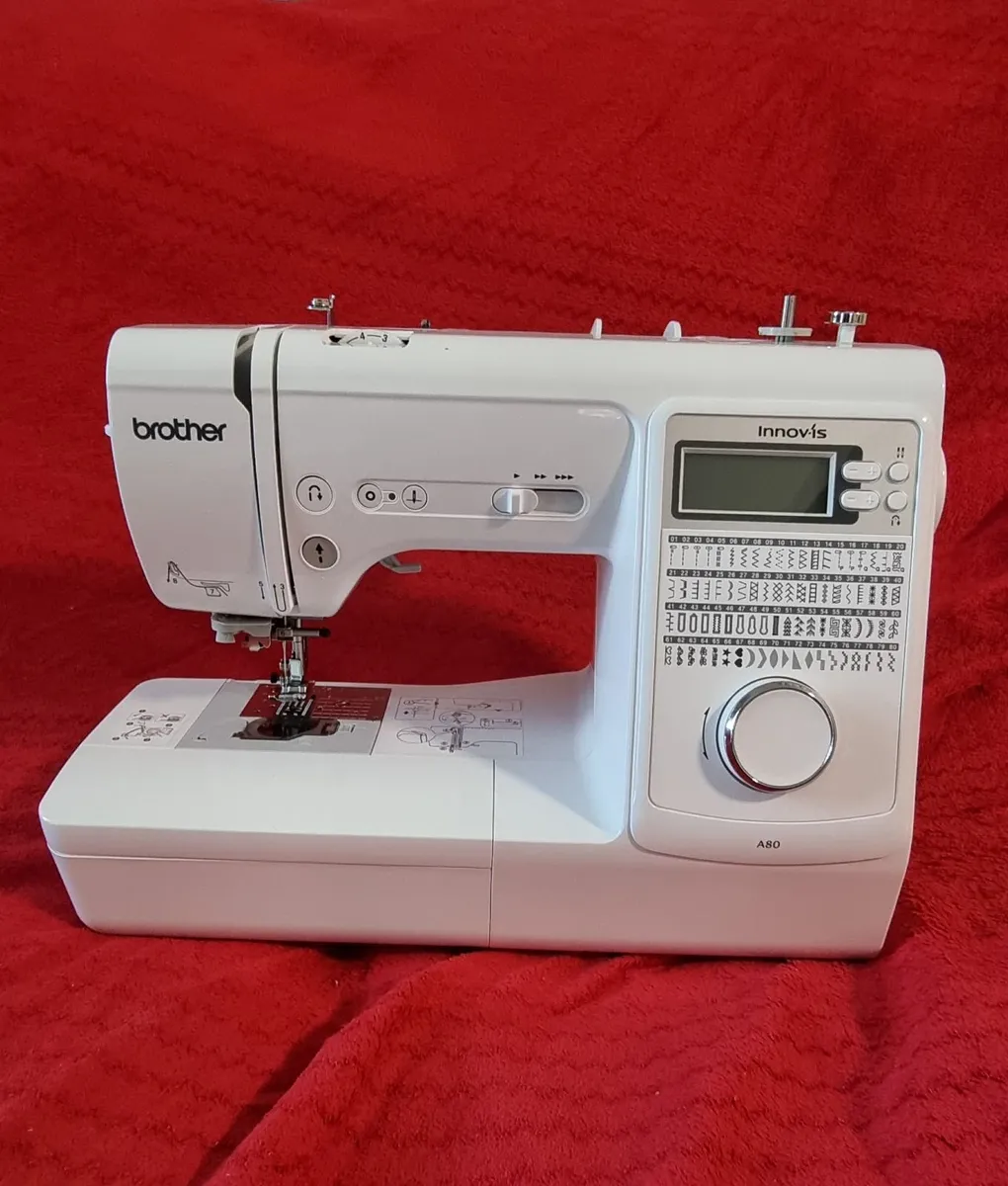 BROTHER A80 sewing machine used once, like new - Image 3